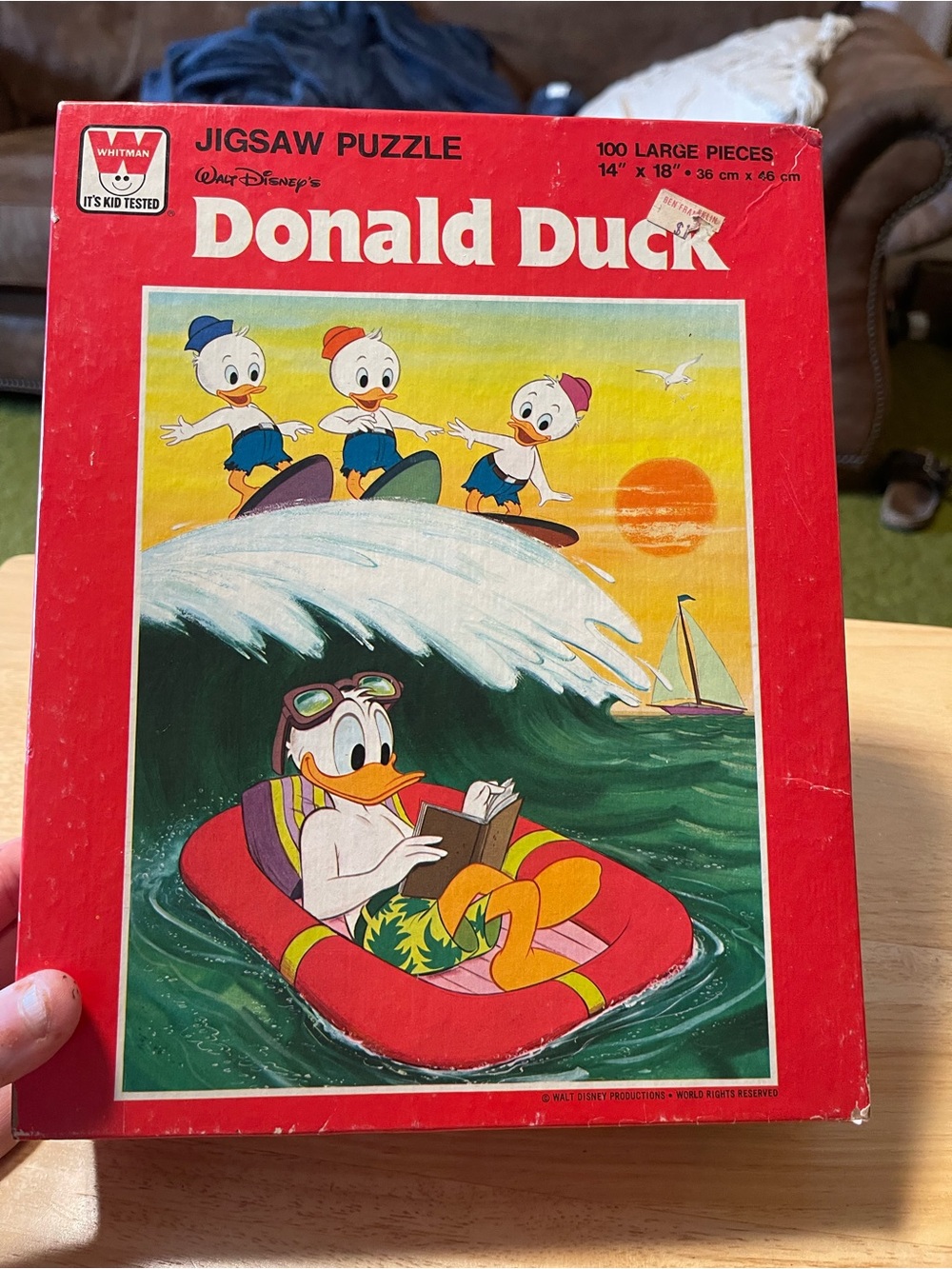 Donald Duck 100 Piece Whitman Jigsaw Puzzle- a Disney Puzzle - Complete